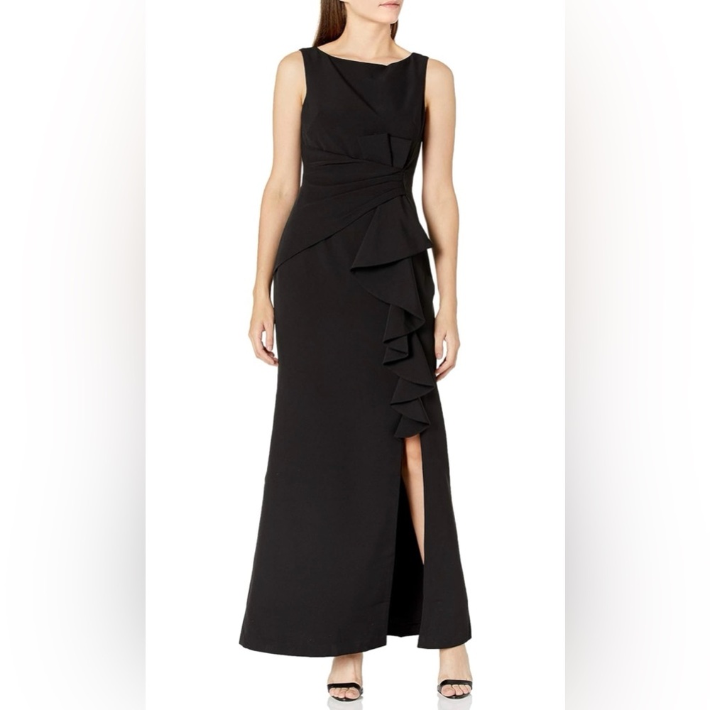 Eliza J Women's Ruffle Front Formal Evening Gown